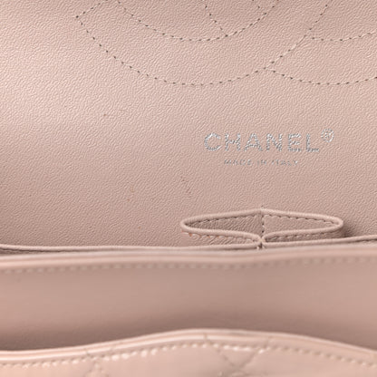 Chanel Patent Quilted Jumbo Double Flap Light Pink 12 of 15