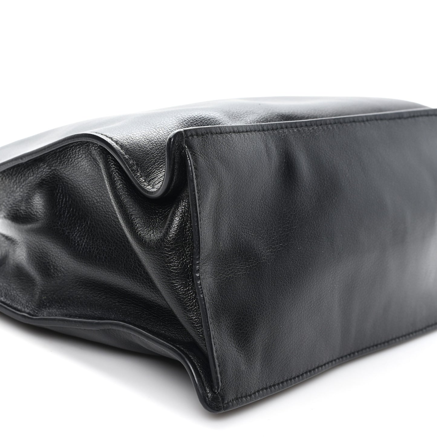 Glace Calfskin Tote Black