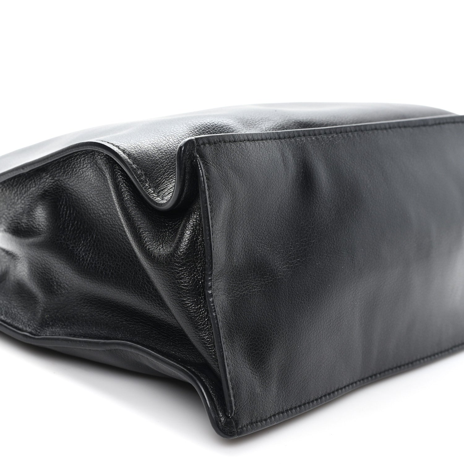 Prada Glace Calfskin Tote Black 9 of 10