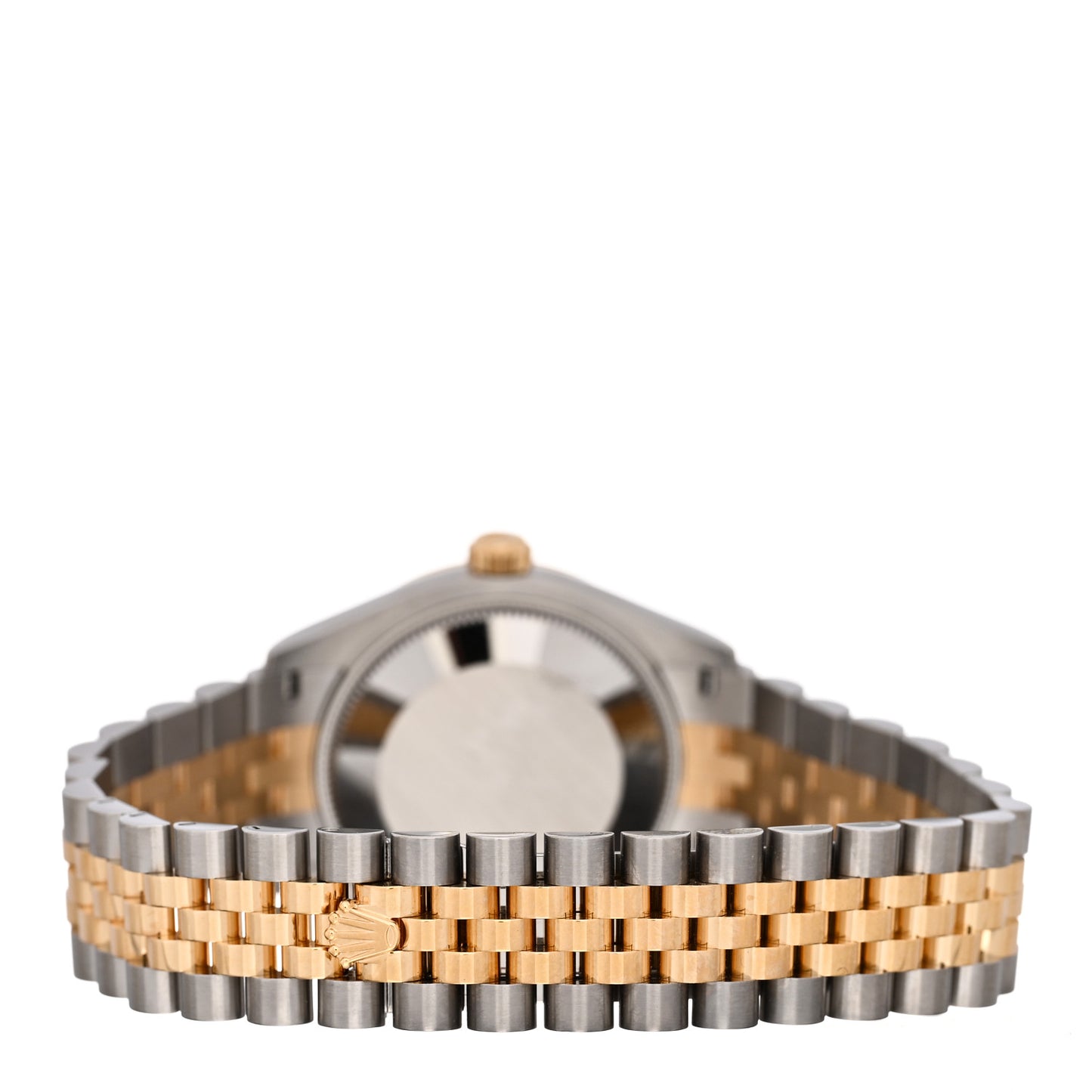 Stainless Steel 18K Yellow Gold Diamond 31mm Oyster Perpetual Datejust Watch Silver Roman 278273