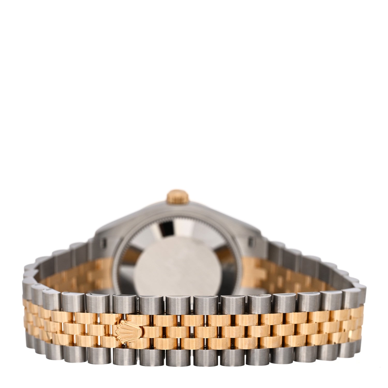 Rolex Stainless Steel 18K Yellow Gold Diamond 31mm Oyster Perpetual Datejust Watch Silver Roman 278273 3 of 5