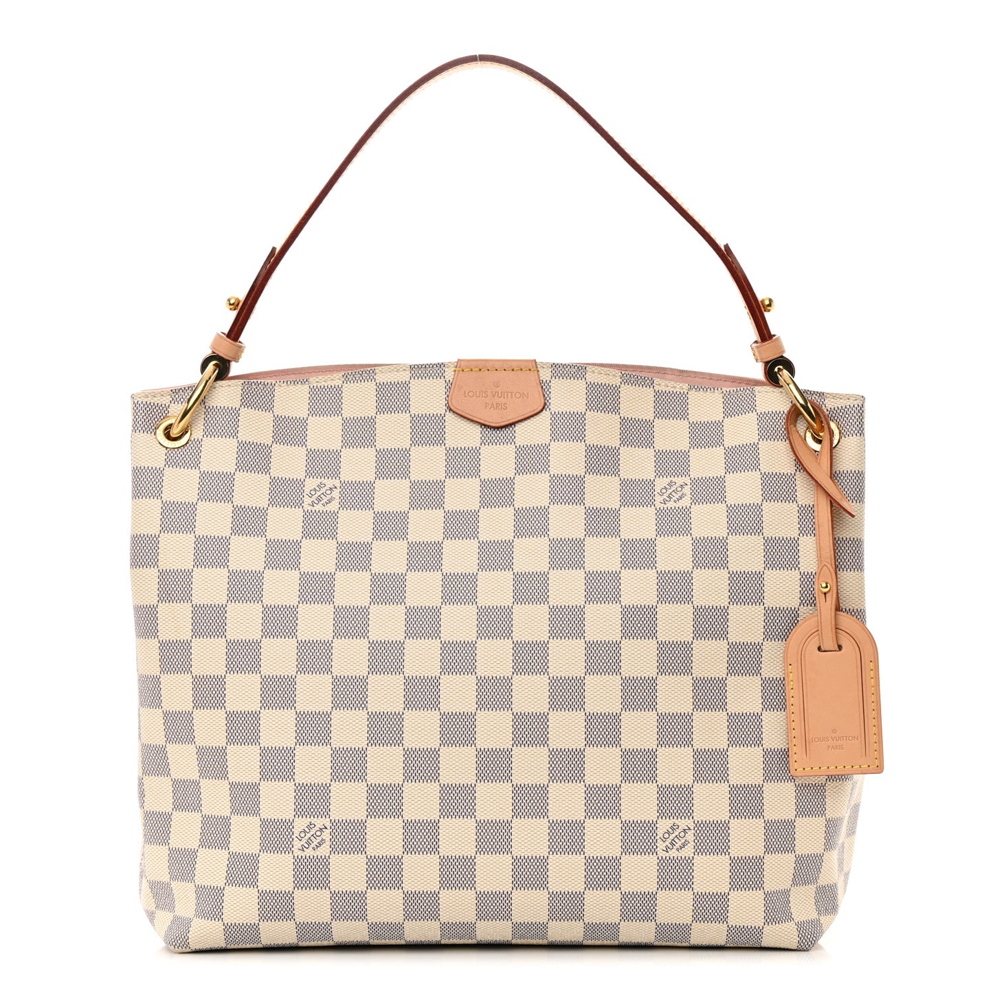 Damier Azur Graceful PM Rose Ballerine
