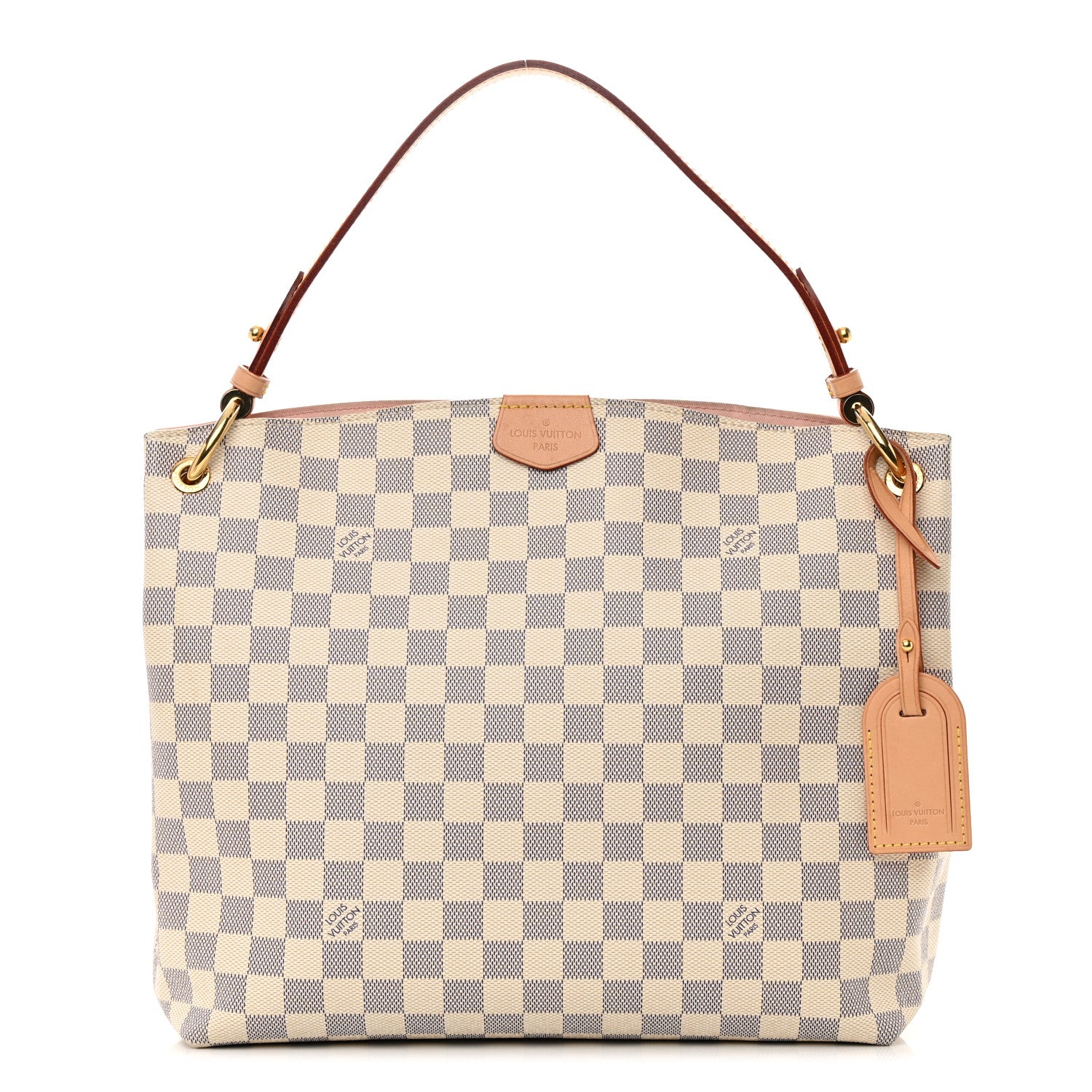 Louis Vuitton Damier Azur Graceful PM Rose Ballerine 1 of 14