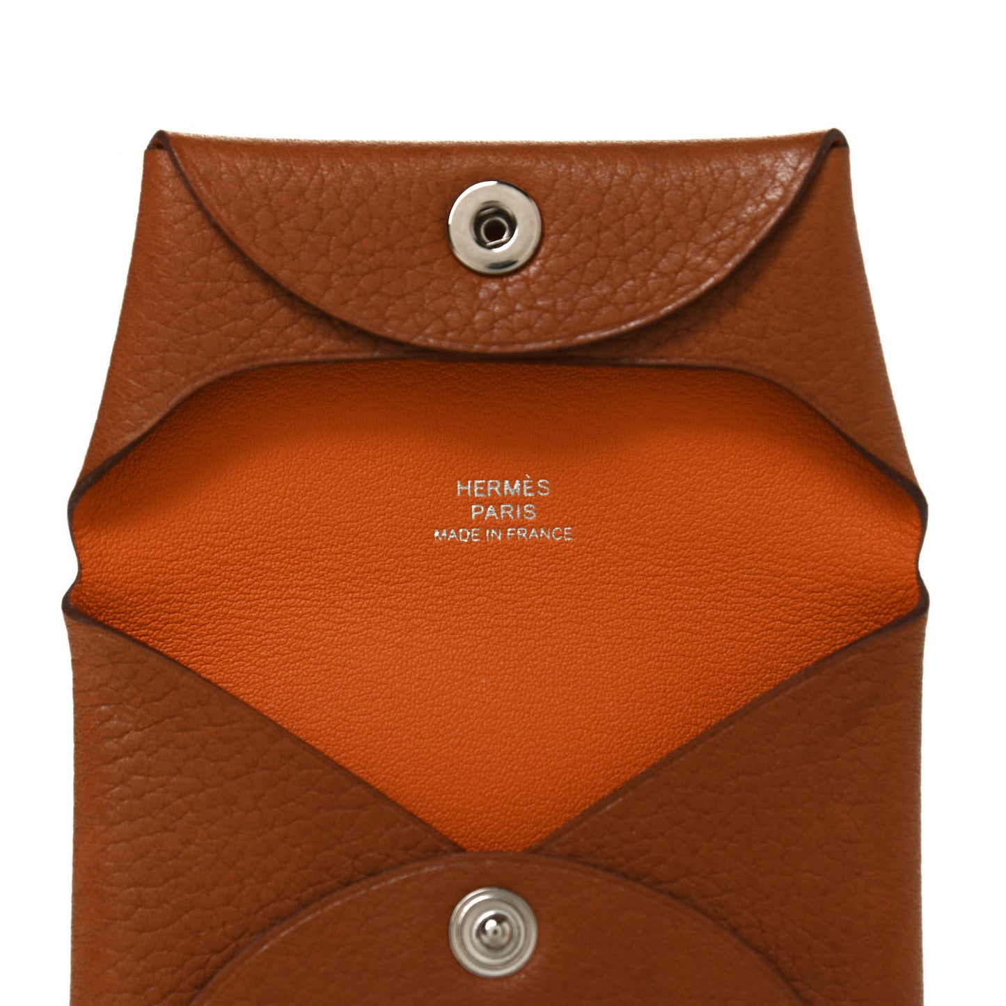 Barenia Faubourg Bastia Verso Coin Purse Fauve Abricot
