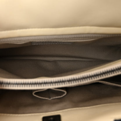 Chanel Calfskin Tweed Quilted Small Tote White Multicolor 6 of 14
