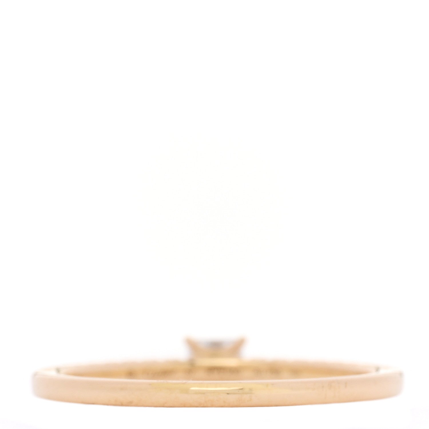 Cartier 18K Yellow Gold Diamond Etincelle De Cartier Engagement Ring 57 8 3 of 6