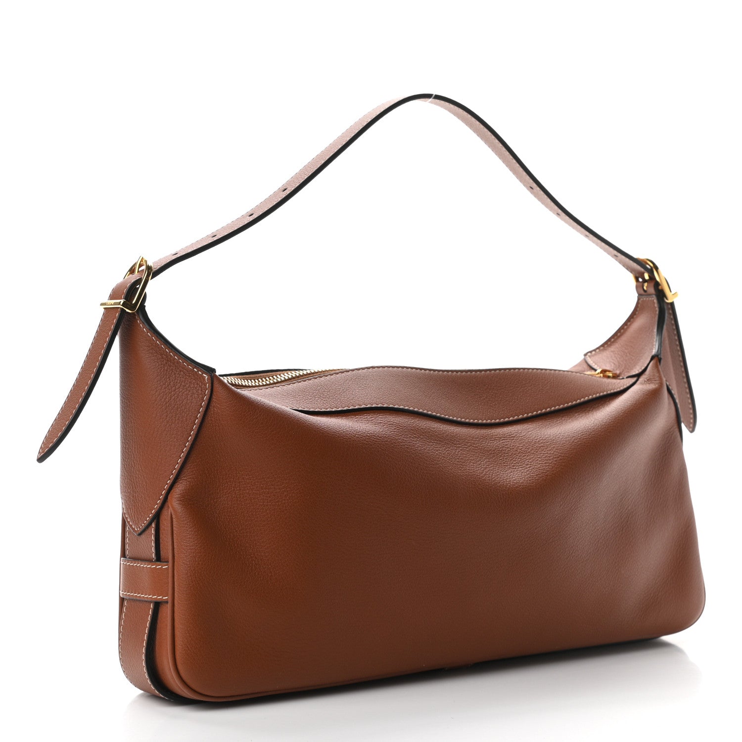 Celine Supple Calfskin Medium Romy Shoulder Bag Tan 3 of 11