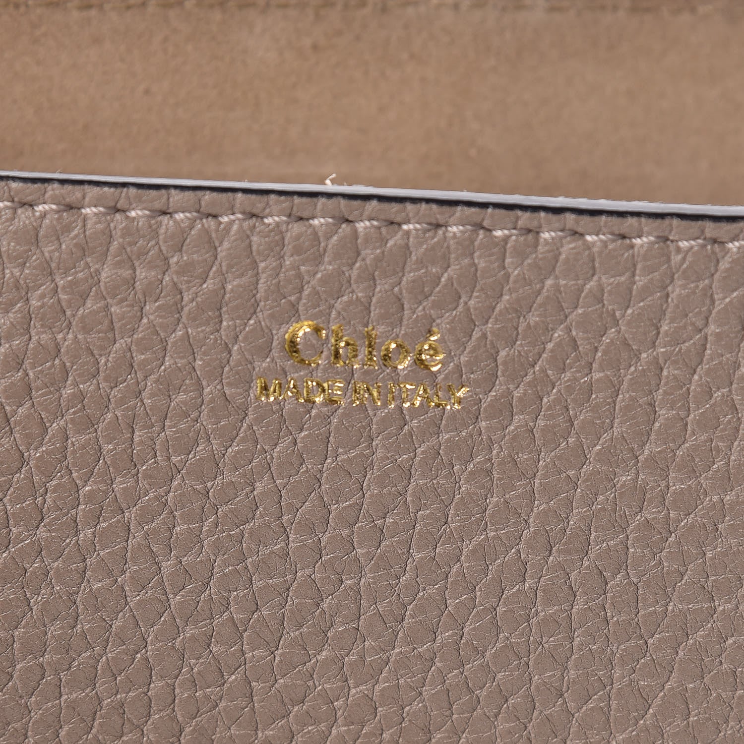 Chloe Grained Lambskin Drew Shoulder Bag Motty Grey 6 of 14