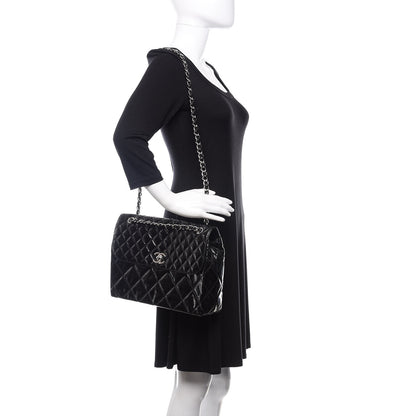 Chanel Vinyl Quilted In the Business Flap Bag Black 2 of 12