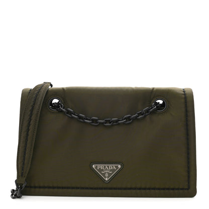 Prada Nylon Tessuto Chain Shoulder Bag Mimetico 1 of 8