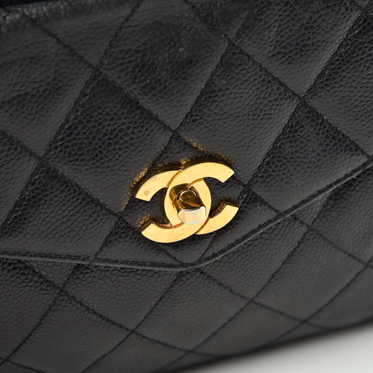 Chanel Caviar Quilted Flap Shoulder Bag Black 21 of 27