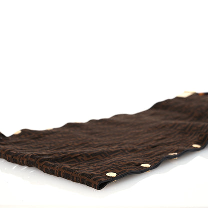 Fendi Suede Plexiglass FF Mesh Fendi Sunny Tote Bag Sigaro Moro 10 of 11