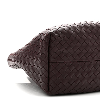 Bottega Veneta Calfskin Intrecciato Pinacoteca Reversible Tote Dark Barolo Pickle 9 of 10