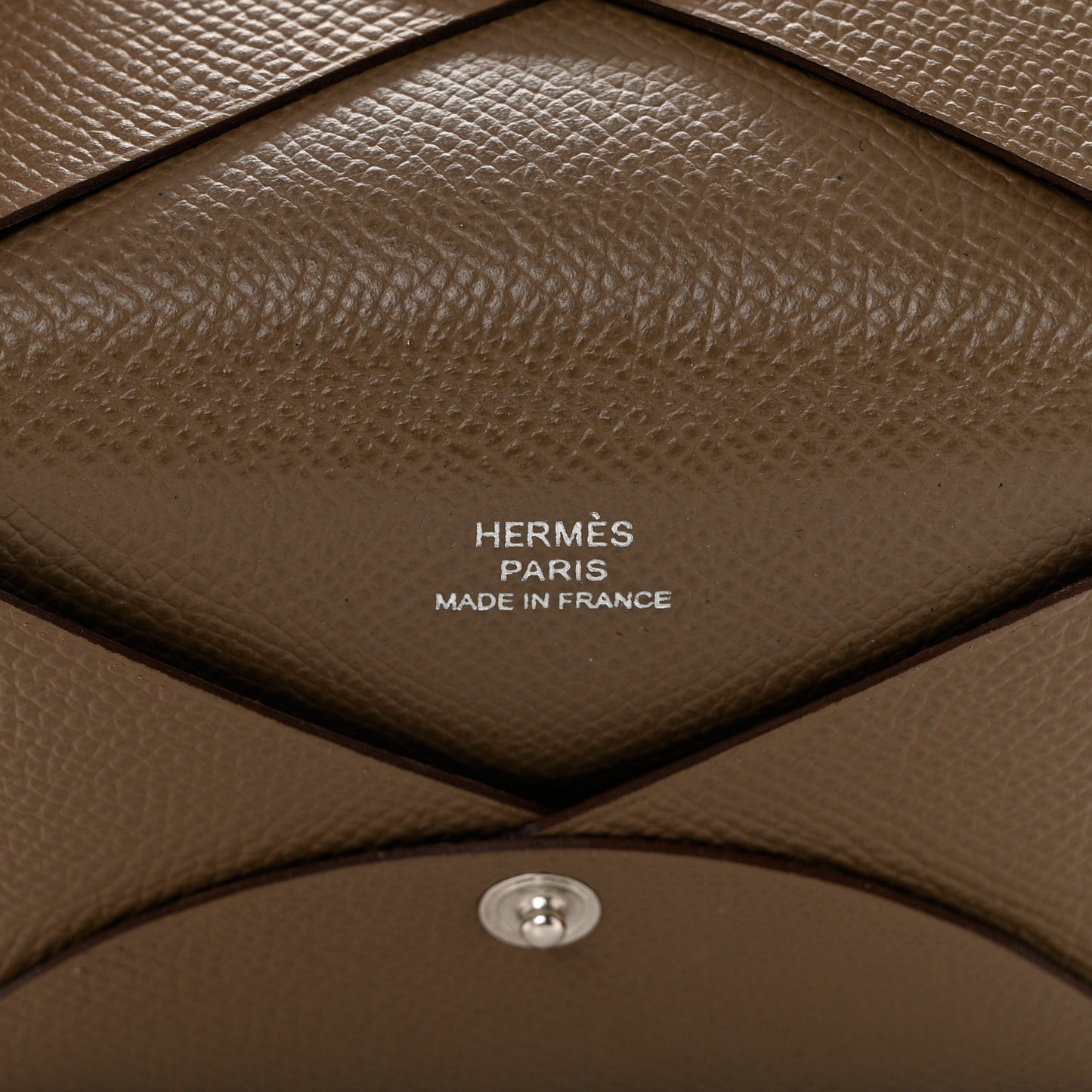 Epsom Calvi Card Case Etoupe