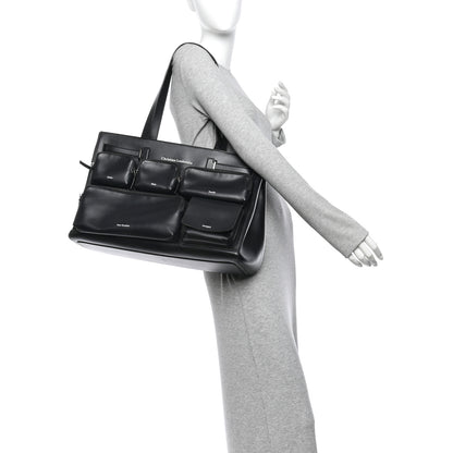 Christian Louboutin Calfskin Tactical Tote Black 2 of 17