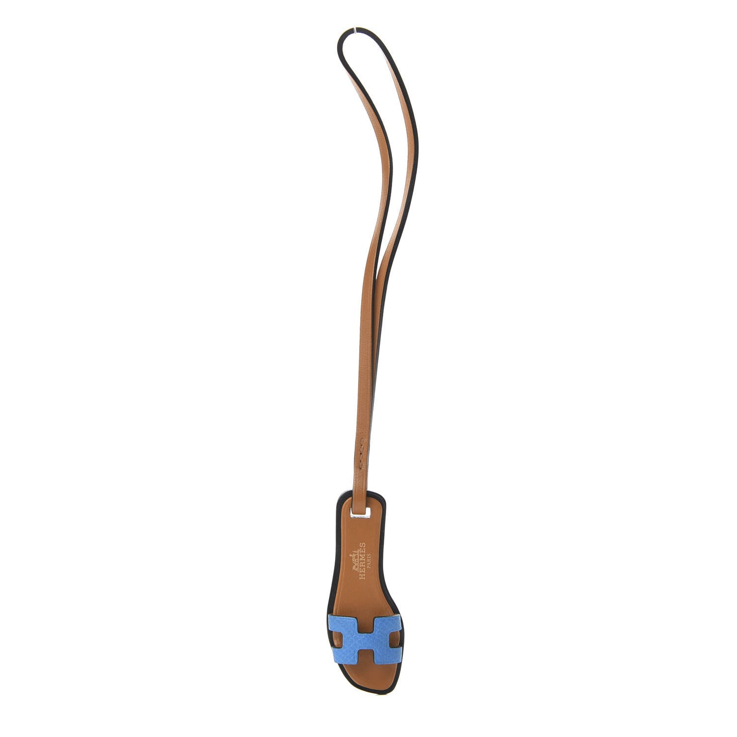 Hermes Epsom Butler Calfskin Hunter Oran Nano Bag Charm Bleu Frida 1 of 4