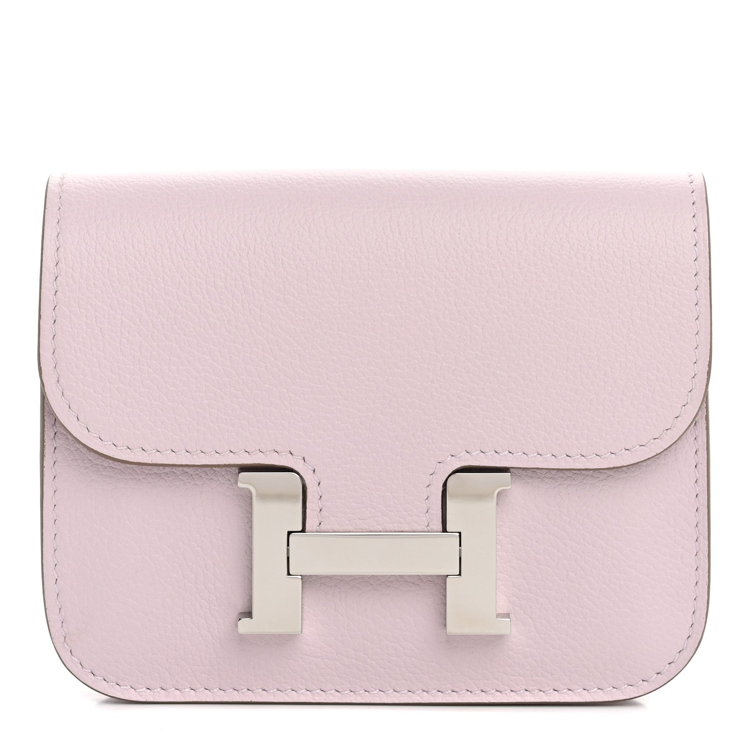 Hermes Evercolor Constance Slim Wallet Mauve Pale 1 of 10
