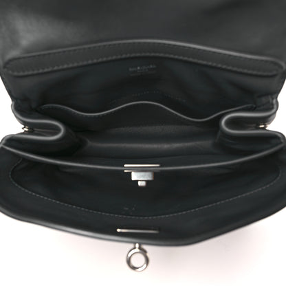 Balenciaga Natural Smooth Calfskin Mini Rodeo Top Handle Handbag Grey 5 of 10