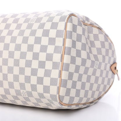 Louis Vuitton Damier Azur Speedy 35 6 of 10