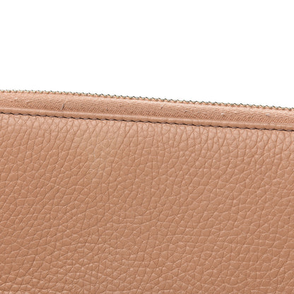 Gucci Pebbled Calfskin Soho Zip Around Wallet Camelia 8 of 15