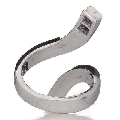 Gucci Sterling Silver Amethyst Wrap Ring 51 5.75 3 of 5
