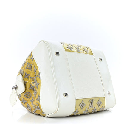 Louis Vuitton Monogram Bouclettes Speedy Round Perle 3 of 10