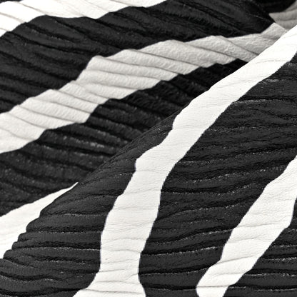 Bottega Veneta Nappa Zebra Print The Pouch Oversized Clutch White Black 8 of 10