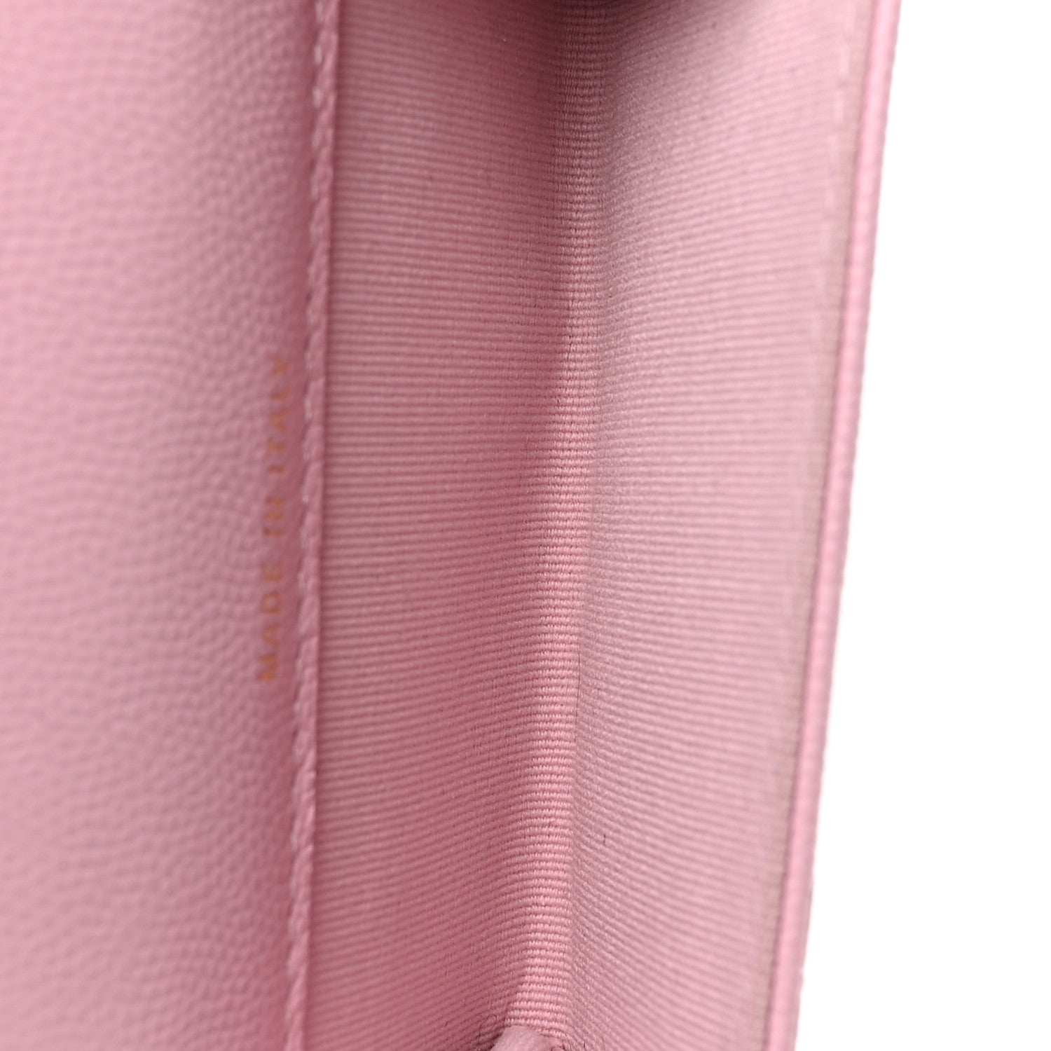 Chanel Caviar Quilted CC Flap Card Holder Pink 5 of 8