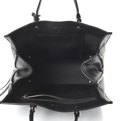 Balenciaga Veau Papier A6 Zip Around Tote Black 5 of 10