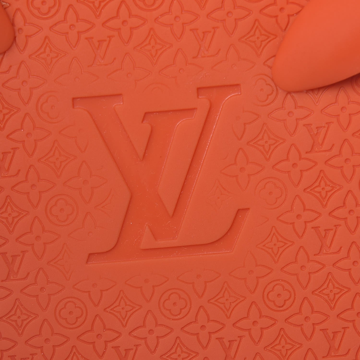 Louis Vuitton Rubber Molitor Thong Sandals 9 Orange 7 of 8