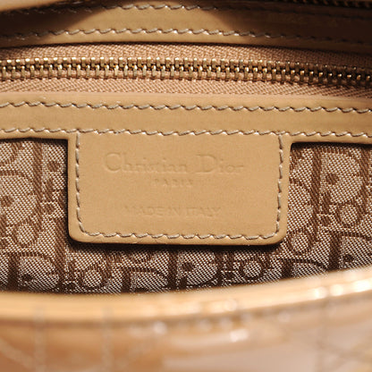 Christian Dior Patent Cannage Large Lady Dior Beige 8 of 9