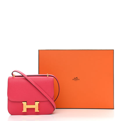 Hermes Epsom Constance 18 Rose Extreme 11 of 11