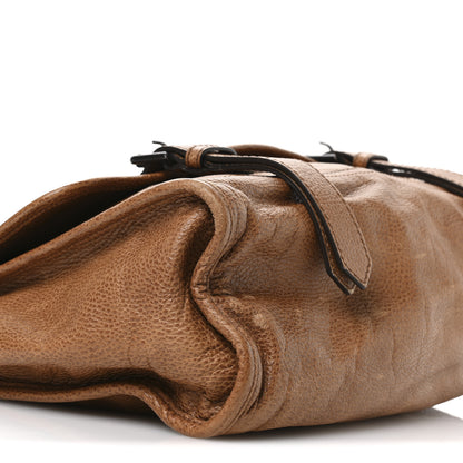 Burberry Calfskin Messenger Bag Tan 10 of 11
