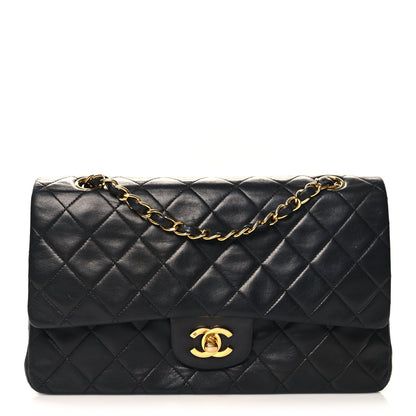 Chanel Lambskin Quilted Medium Double Flap Black 1 of 11