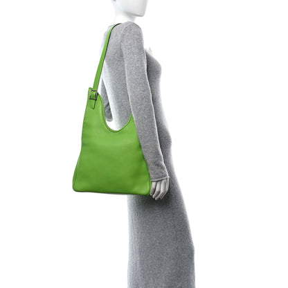 Hermes Taurillon Clemence Massai PM Vert Cru 3 of 11