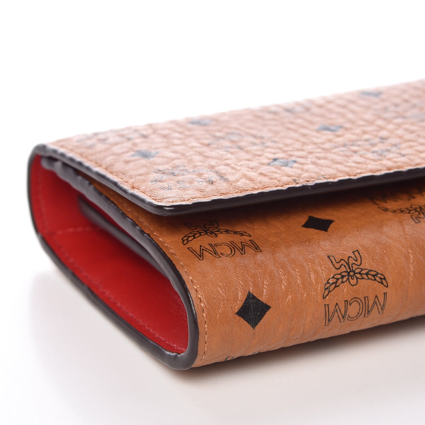 Visetos Continental Flap Wallet Cognac