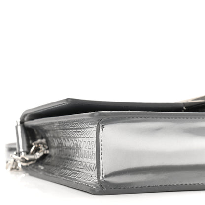 Givenchy Metallic Calfskin 4G Embossed Small 4G Crossbody Silver 5 of 9