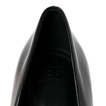 Balenciaga Distressed Calfskin Odeon 100mm Pumps 38 Black 8 of 10