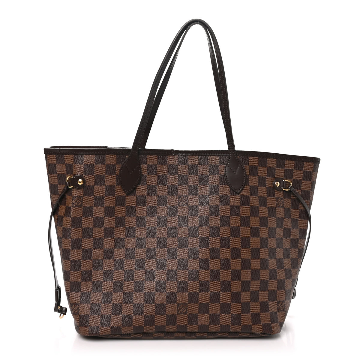 Louis Vuitton Damier Ebene Neo Neverfull MM Rose Ballerine 1 of 9