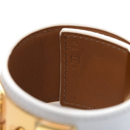 Hermes Epsom Collier de Chien CDC Bracelet S White 8 of 9