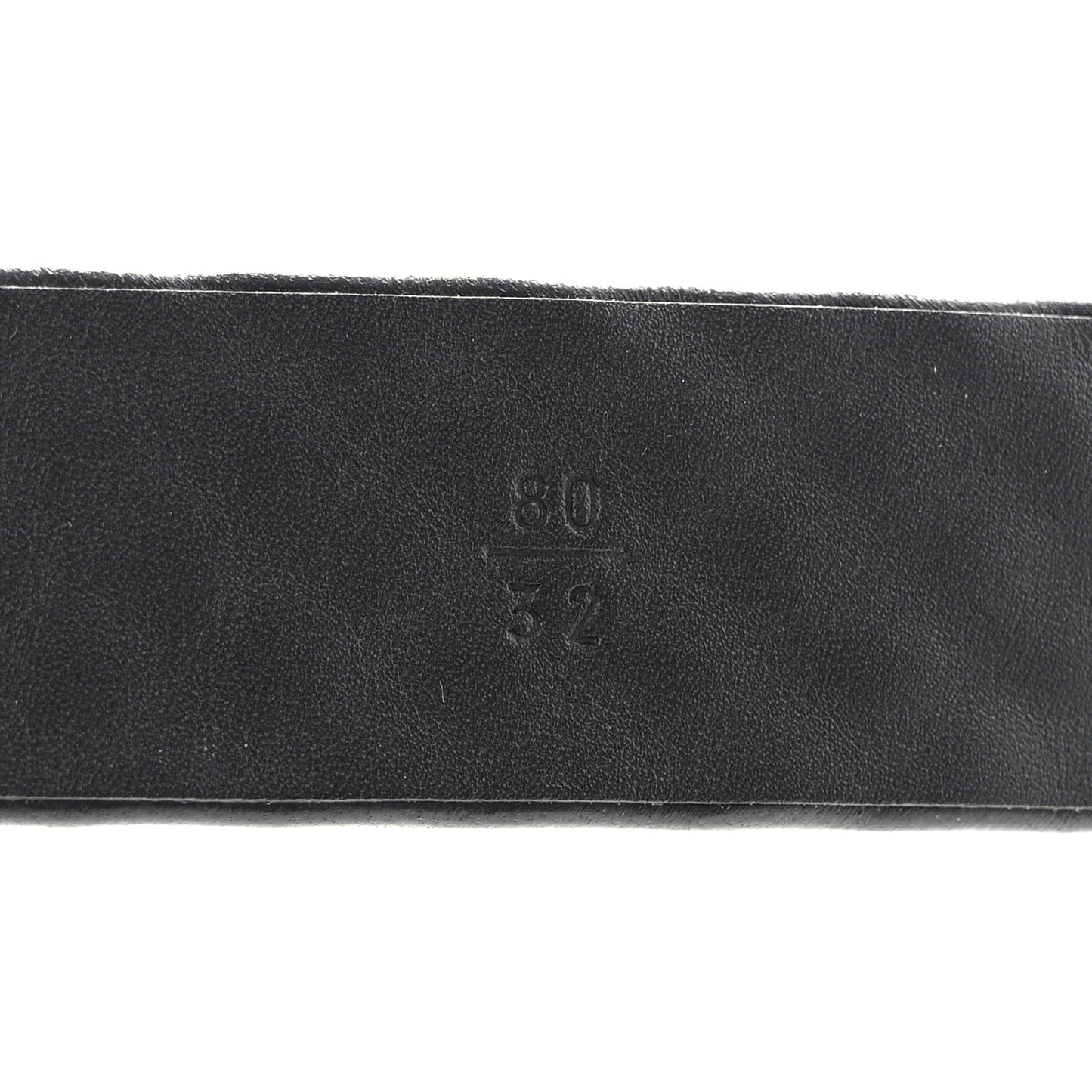 Lambskin Studded CC Chain Belt 80 32 Black