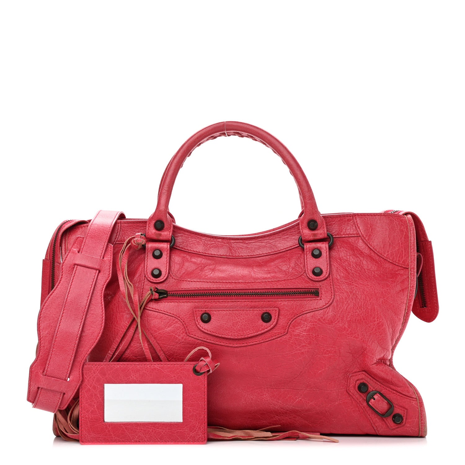 Balenciaga Agneau Classic Hardware City Rose Thulian 1 of 14
