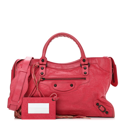 Balenciaga Agneau Classic Hardware City Rose Thulian 1 of 14