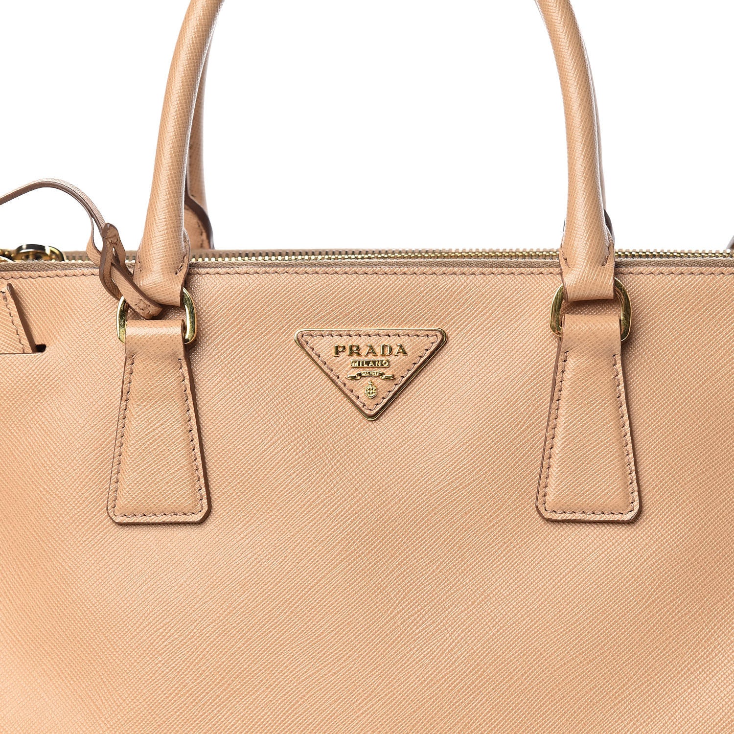 Prada Saffiano Medium Galleria Double Zip Tote Noisette 12 of 14