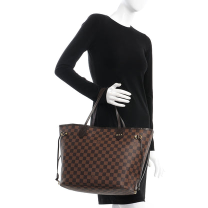 Louis Vuitton Damier Ebene Neverfull MM 2 of 10