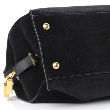 Saint Laurent Suede Small Classic Y Cabas Black 8 of 15