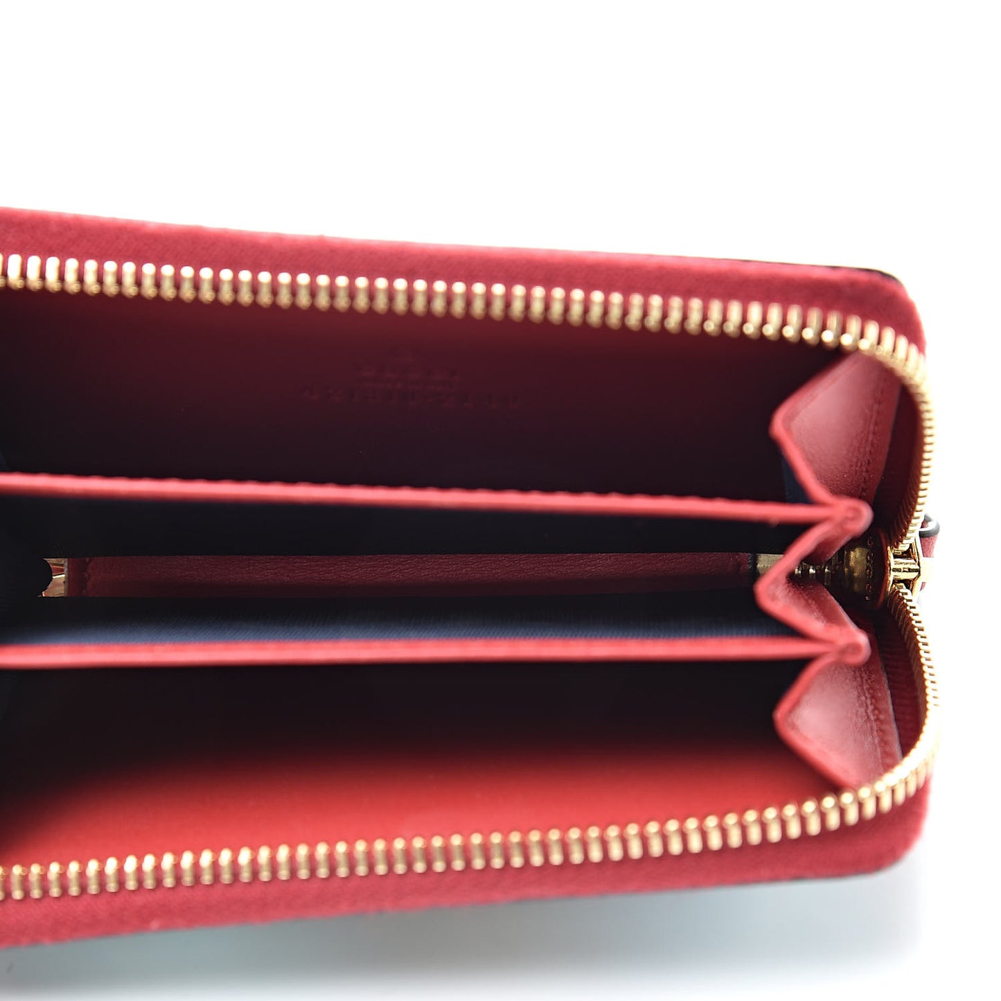 GG Supreme Monogram Blooms Zip Around Card Case Wallet Beige Blue Navy Hibiscus Red