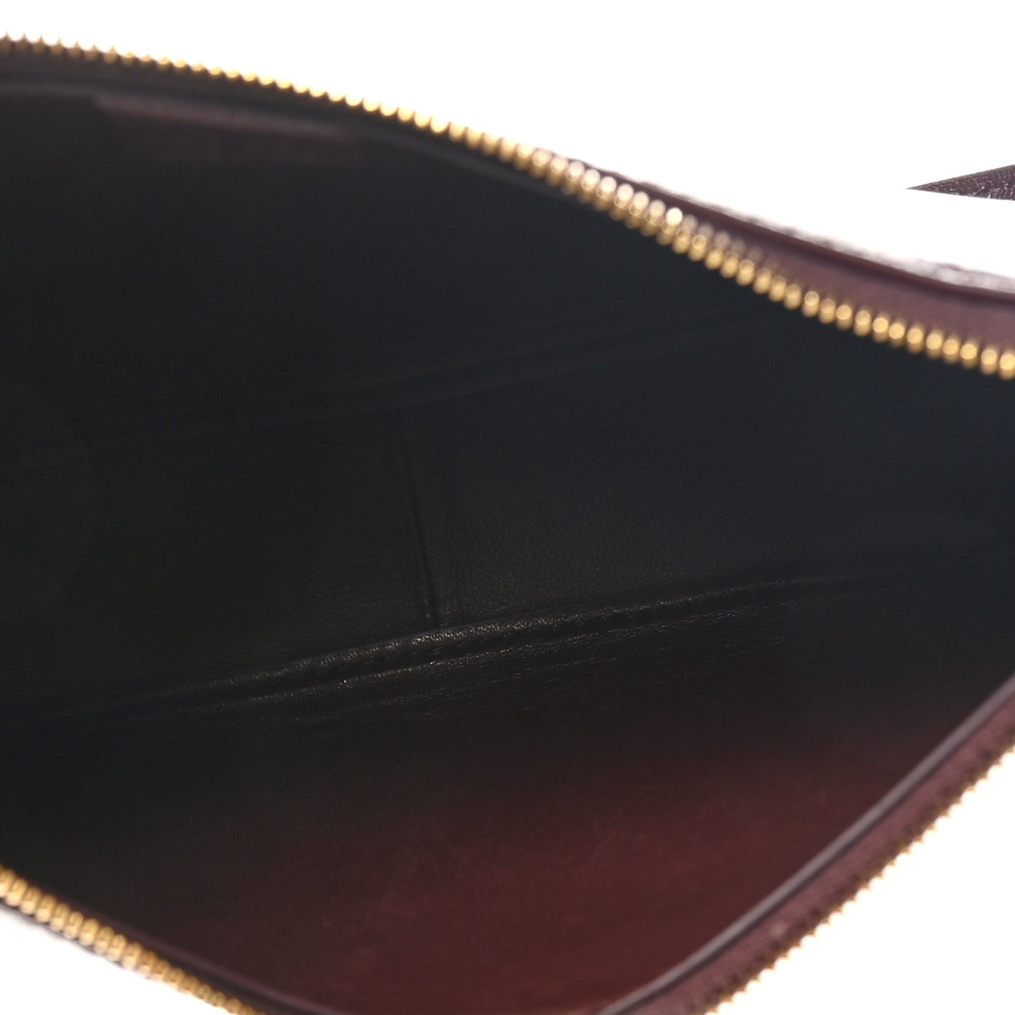 Grained Calfskin Half Moon Shoulder Bag Raisin