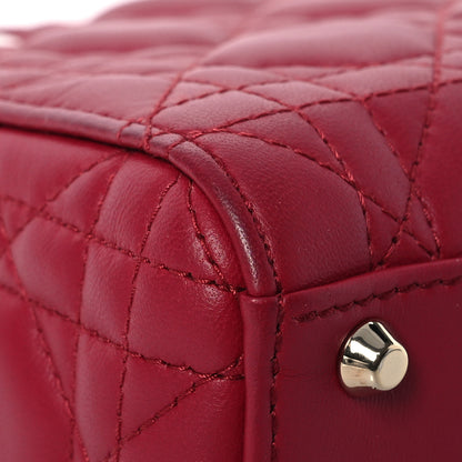 Christian Dior Lambskin Cannage Mini Lady Dior Red 11 of 11