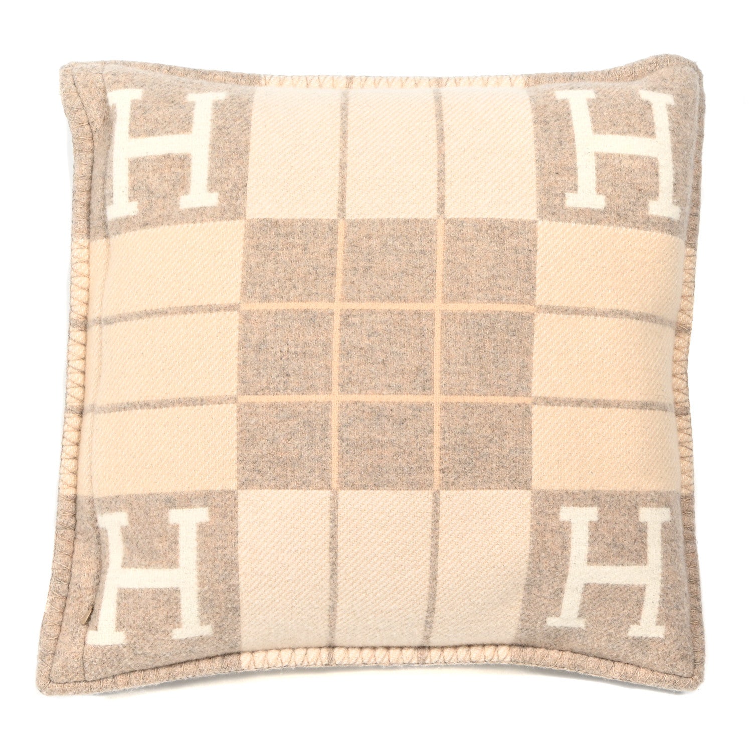 Hermes Wool Cashmere Avalon III Pillow PM Coco Camomille 2 of 3